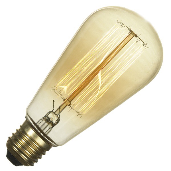 Sun Lumen | E27  Edison ST64 4W LED FL-Vintage DIMM   Sun Lumen