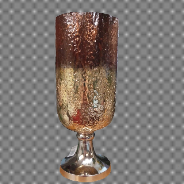 Crestani Ceramichi | 18VASO02P    light red/gold  Crestani Ceramichi