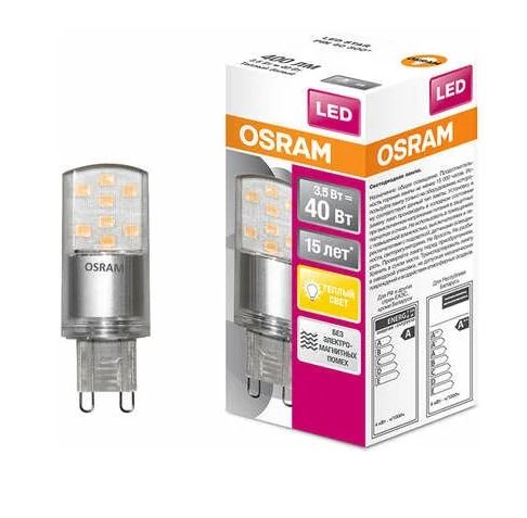OSRAM | G9  3.5 (=40)W/827 220-240V LEDPIN  400Lm d20x57 Osram 4058075315822