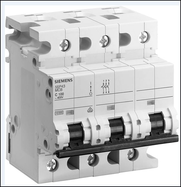 SIEMENS | 5SP4391-7     3P 100A 10kA C  T=70Siemens