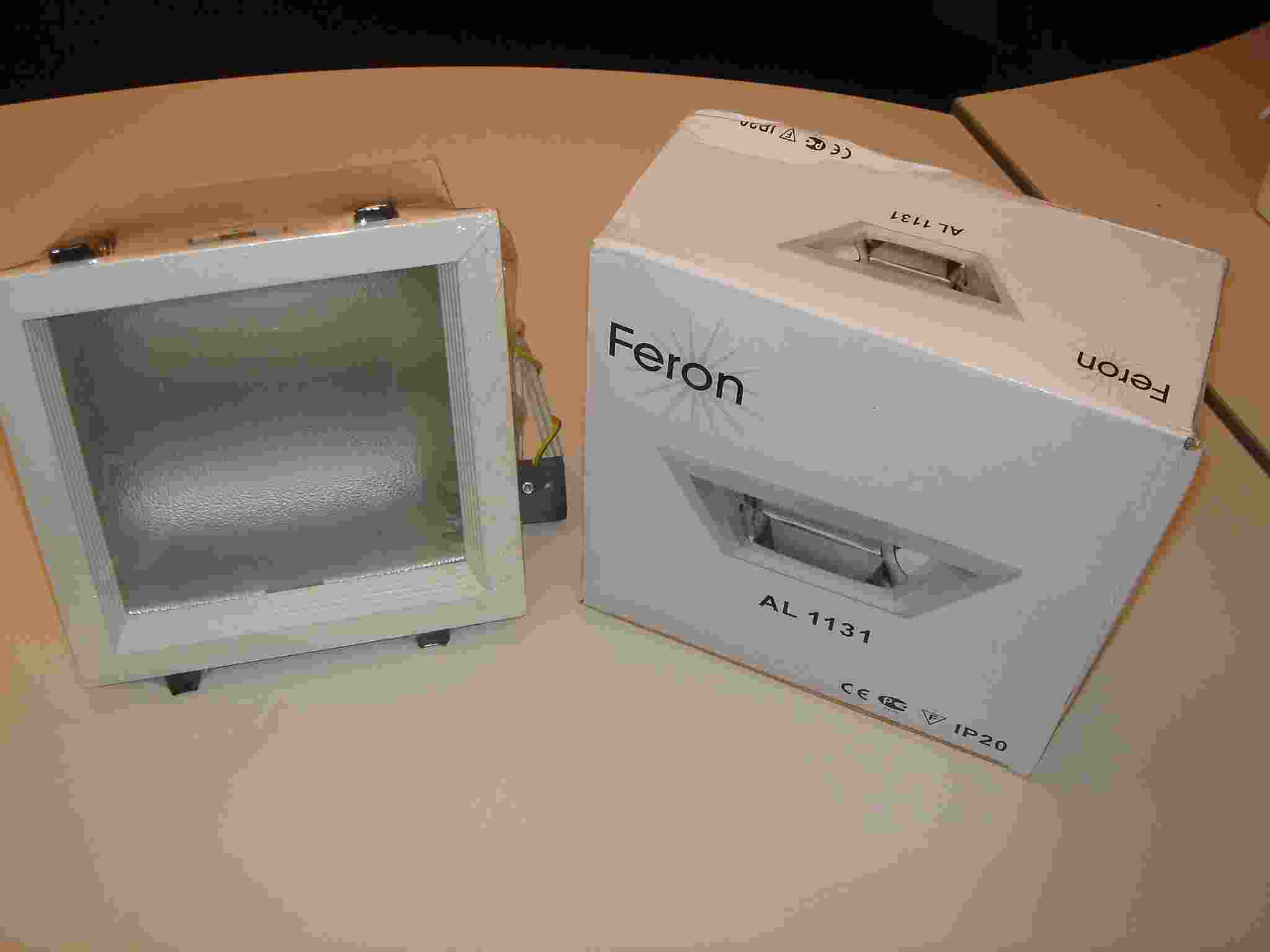 Feron |  E27 D190*190  2*25W    Feron 1131 AL D190x190 d174x178 h95