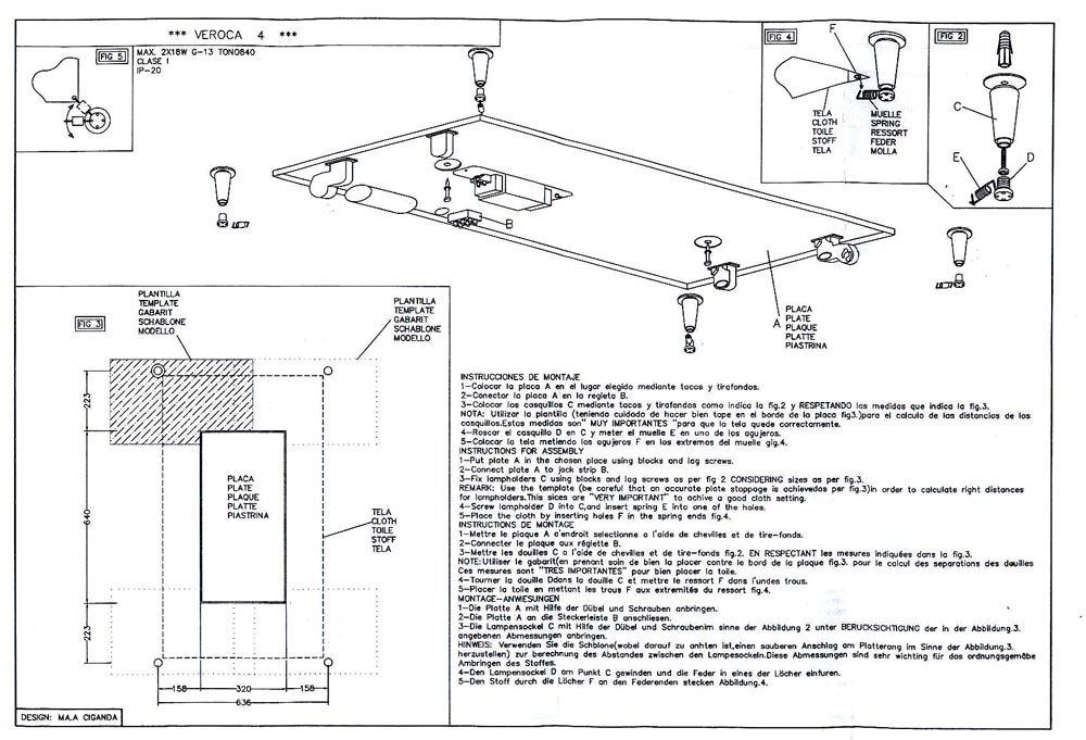BLux VEROCA | Veroca 4   B.Lux 108X60