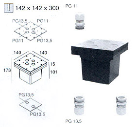 Delta Light | 216 12 00 BOX -   Delta Light   140X140 H173 d142x142x300